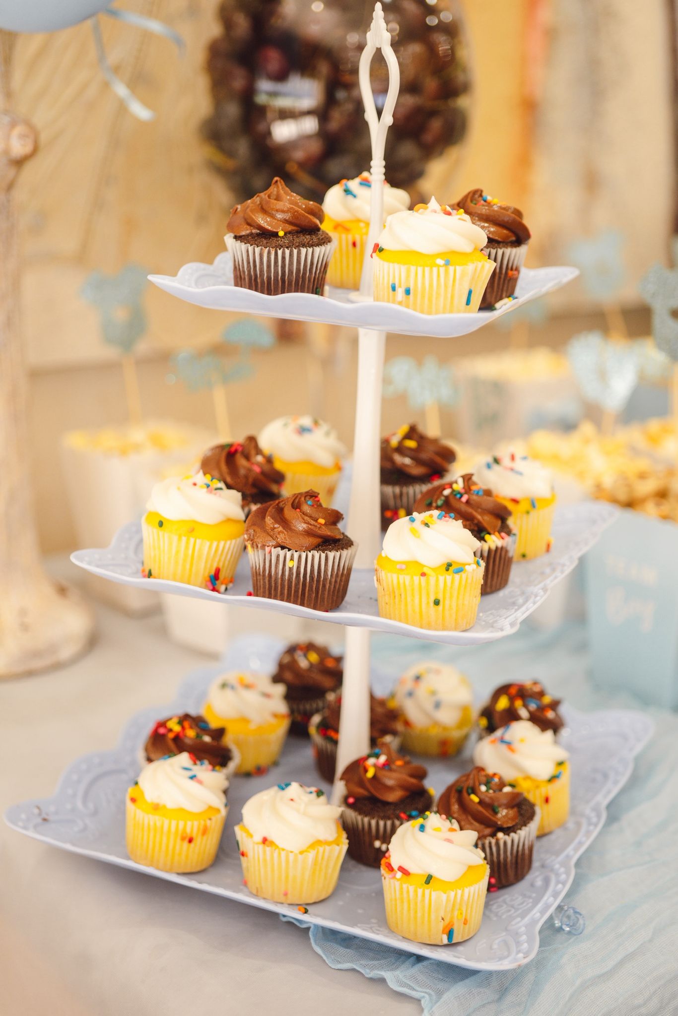 Baby shower table